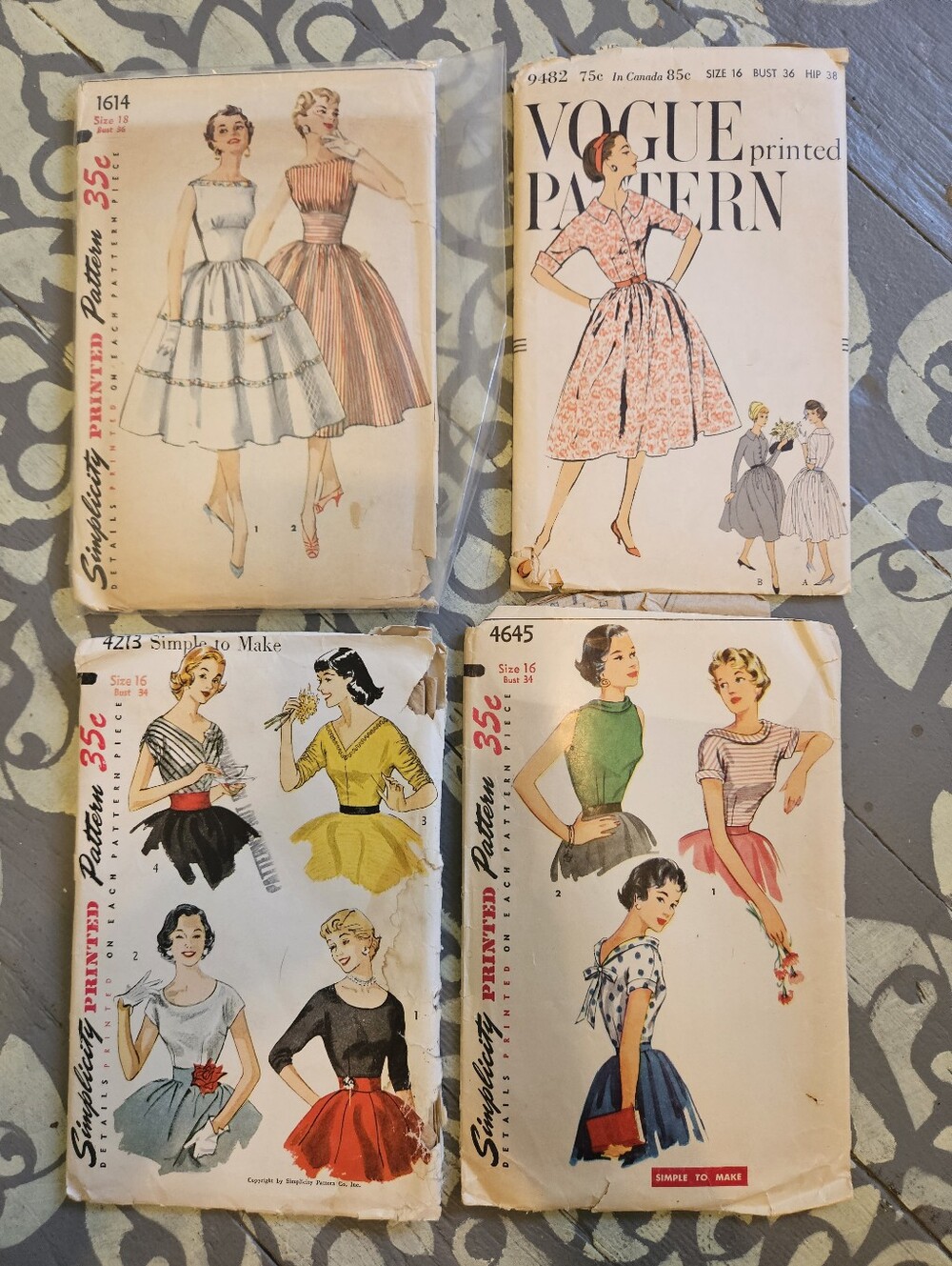 Vintage Women's Dress And Top Patterns